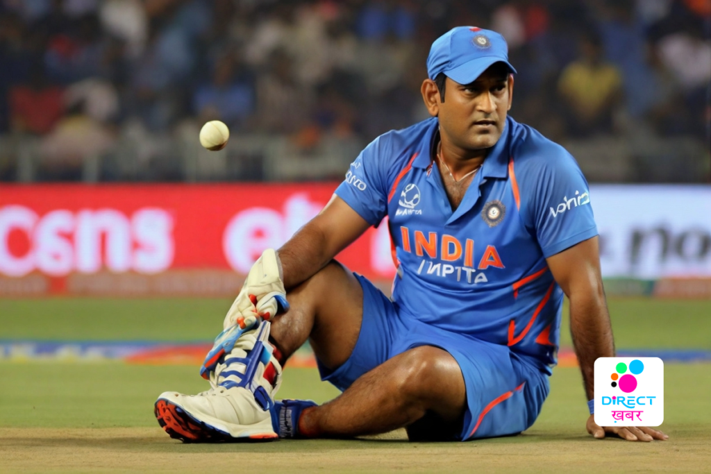 Dhoni'S Ankle Strapped After Delhi Game?