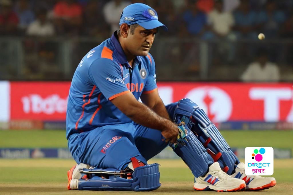 Dhoni'S Ankle Strapped After Delhi Game?