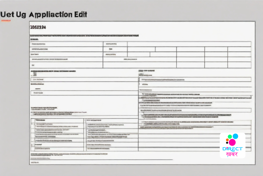 Cuet Ug 2024: Edit Application Steps