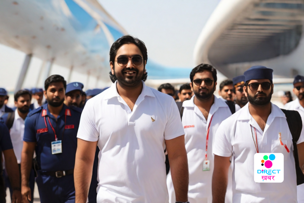 Anant Ambani: Dubai Arrival With 20+ Security