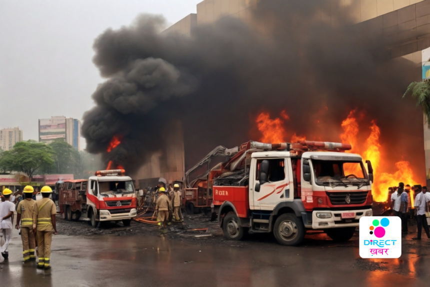 Pune'S Phoenix Mall Fire: 6 Trucks Responds